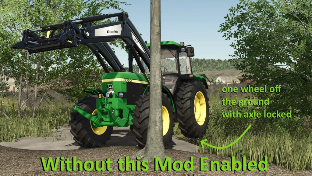 Remove Frontloader Axle Locking v1.0