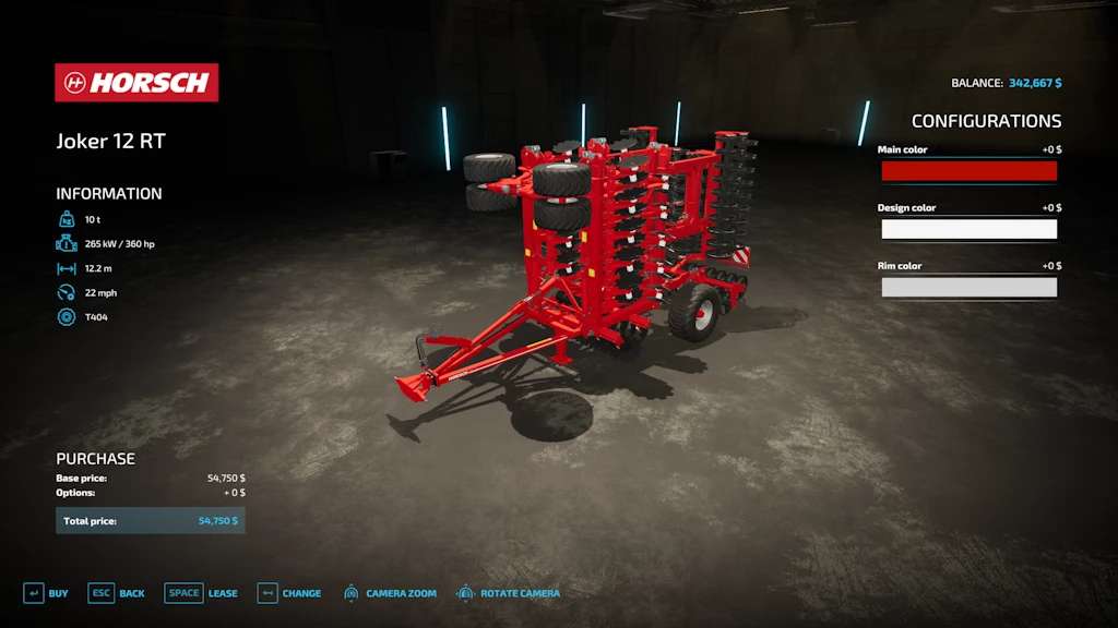 Horsch Joker 12RT Rust Edition v1.4 FS22