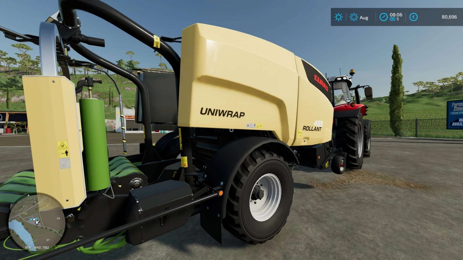 Claas Rollant 455 RC v1.0 FS22