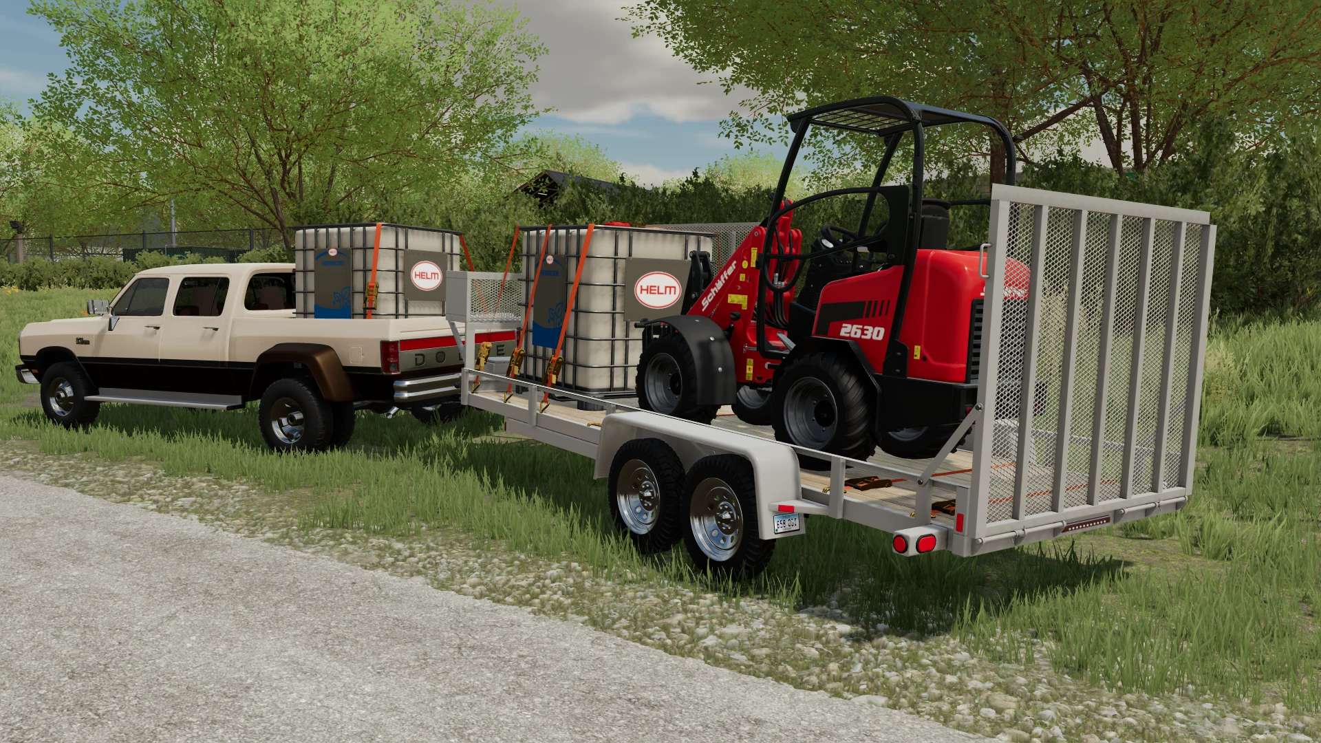 2 Axle Mower Trailer v1.0 FS22