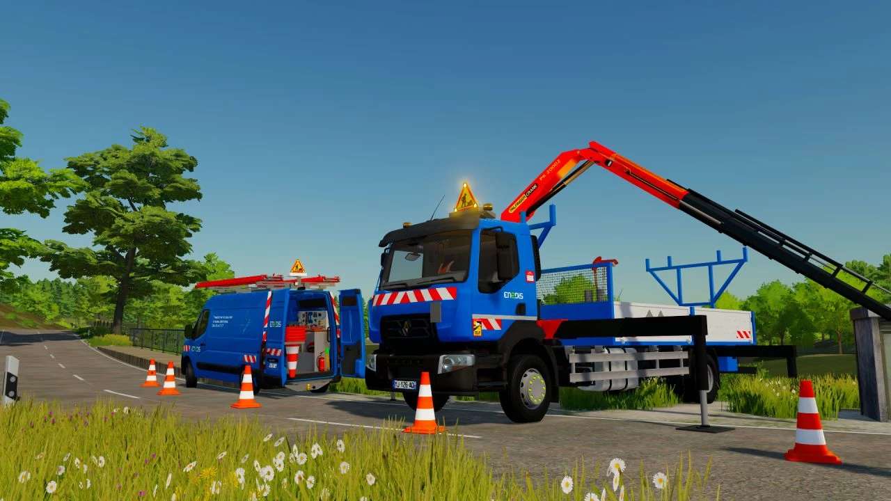 Renault D16 Crane (ENEDIS) v1.0 FS22