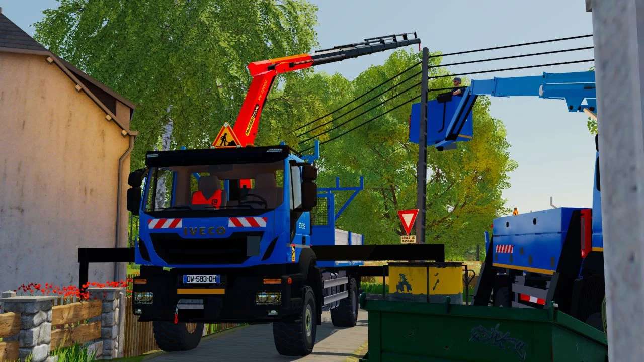 Truck Crane Iveco X-Way Enedis v1.5.2 FS22