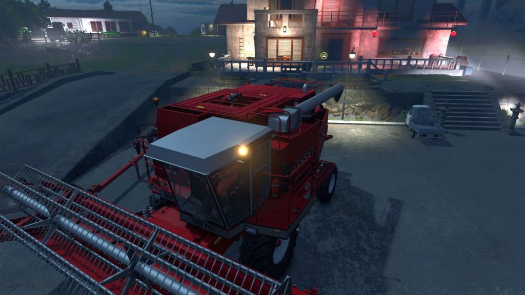 Harvester fill level sounds and lights warning v1.0