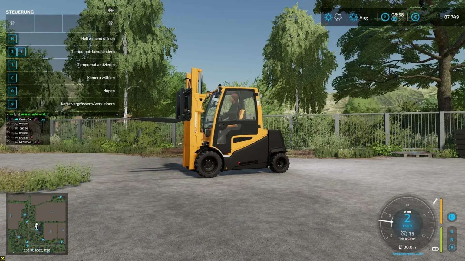 Electric Forklift v1.0 FS22