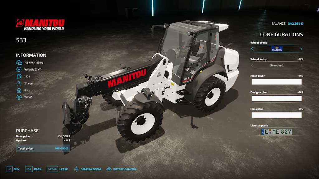 Manitou 533 v1.0 FS22