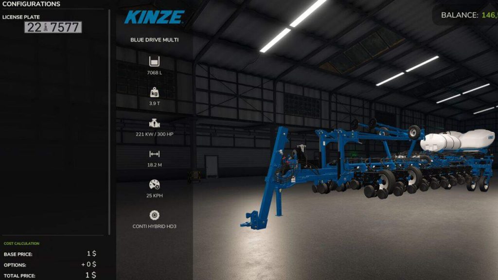 Kinze Blue Drive Multi v1.0