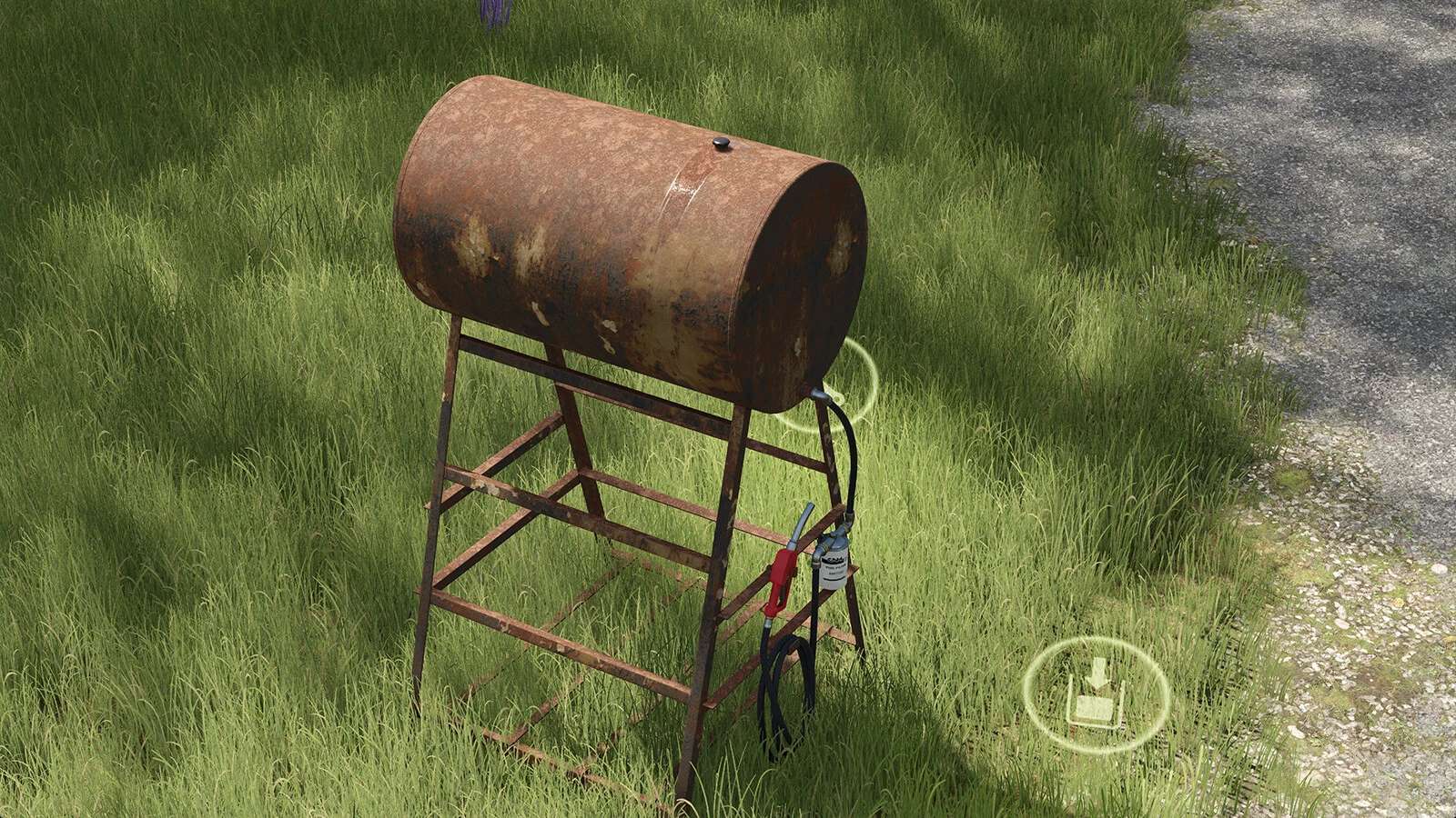 Small Gravity Fuel Tank v1.0 FS25