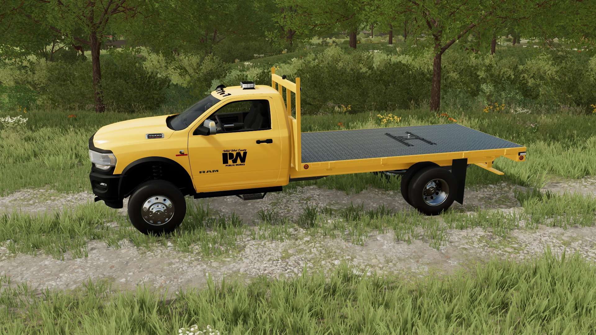 2020 RAM 3500 Flatbed v3.0 FS22