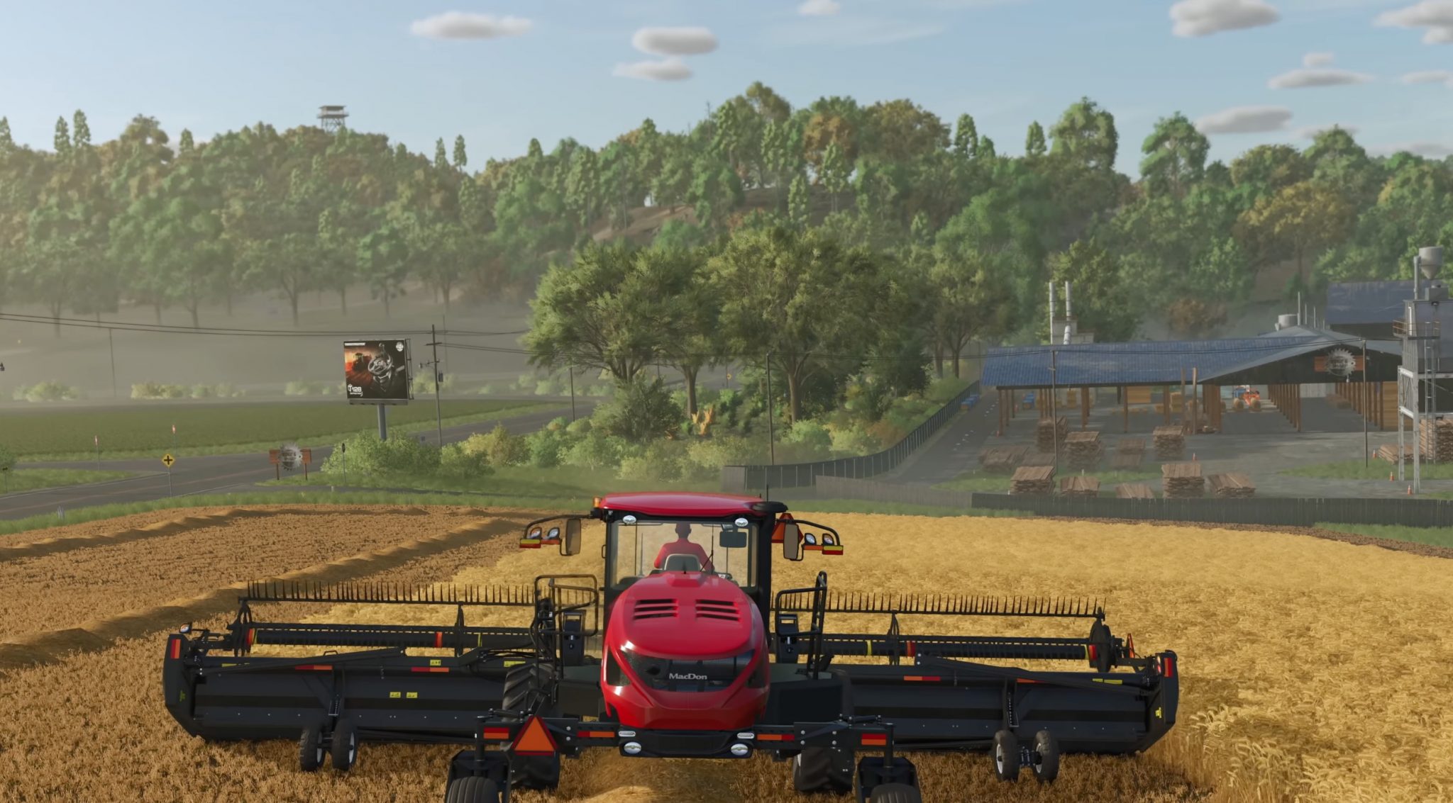 MacDon Machinery Pack in Farming Simulator 25 (Trailer)