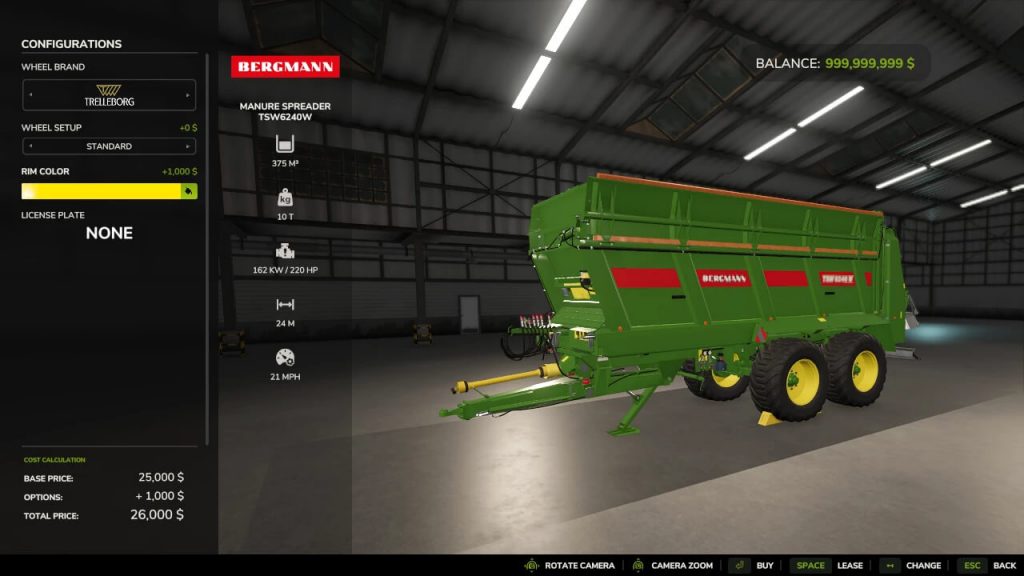 Manure Spreader TSW6240W v1.0