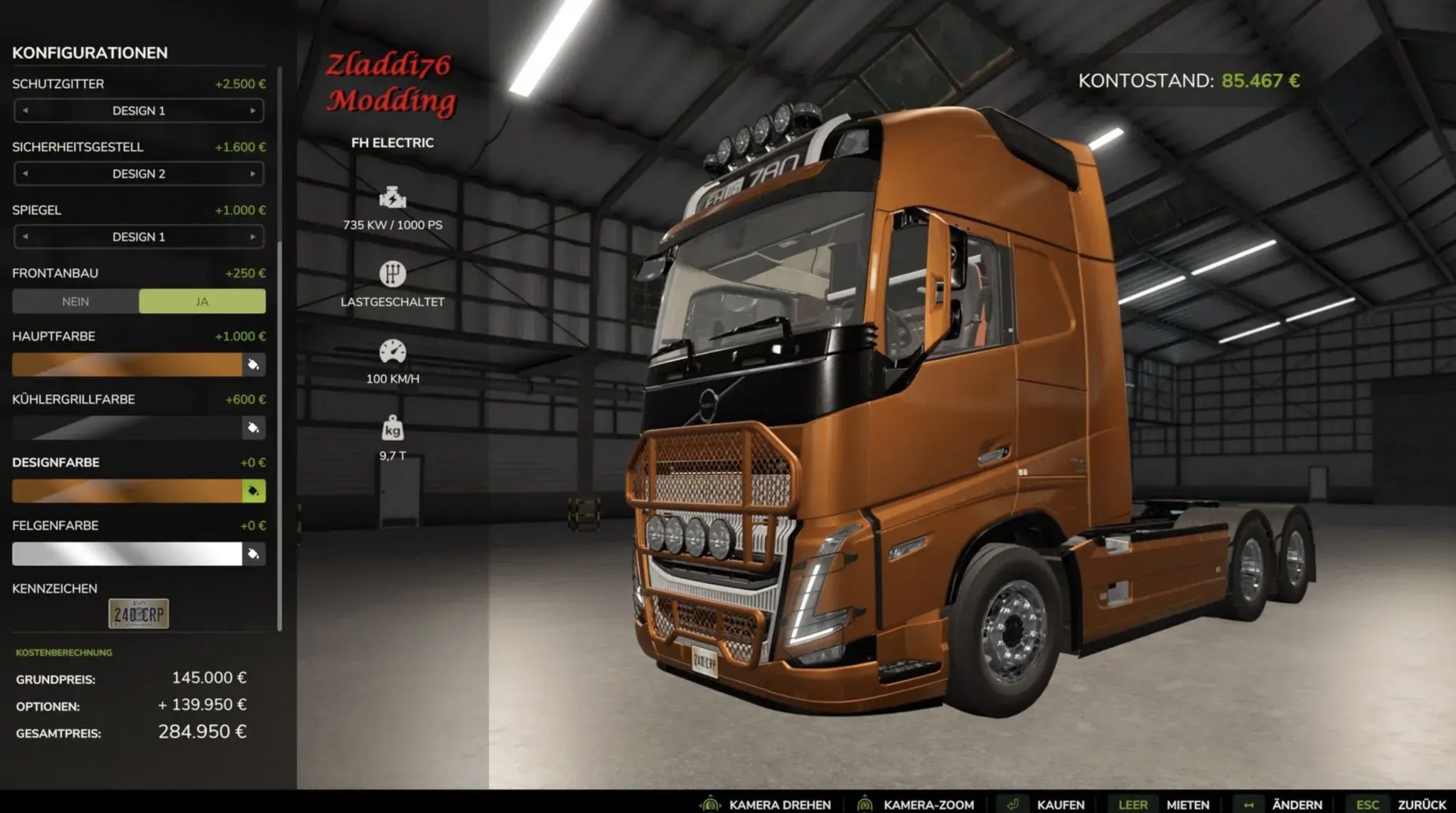 Volvo FH16 Pack By Zladdi76 V1.0.0.0 FS25