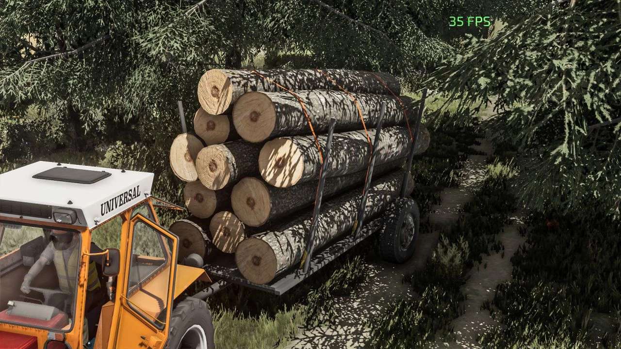 Romanian Wood Trailer v1.0 FS22