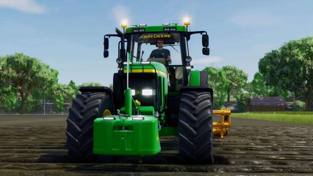 John Deere 7810 + 1800kg weight v1.0