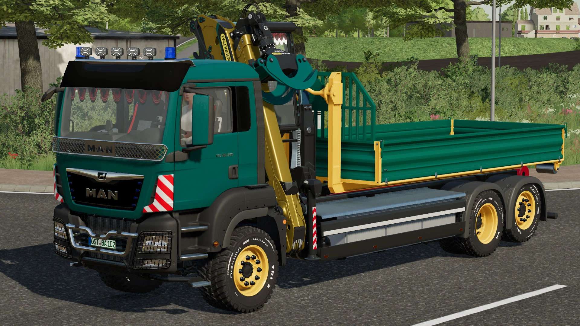 MAN TGS HKL Truck with Crane v1.0 FS22