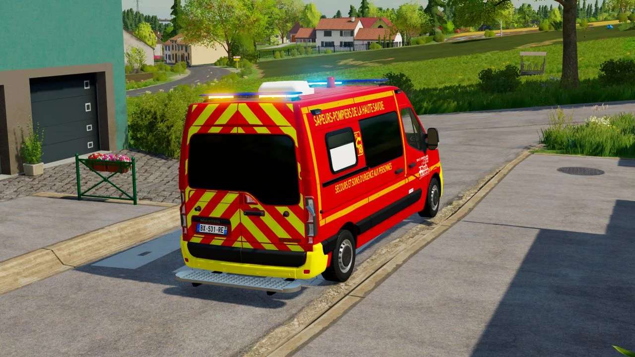 Renault Master IV VSSUAP SDIS 74 (Firefighters) v1.0 FS22