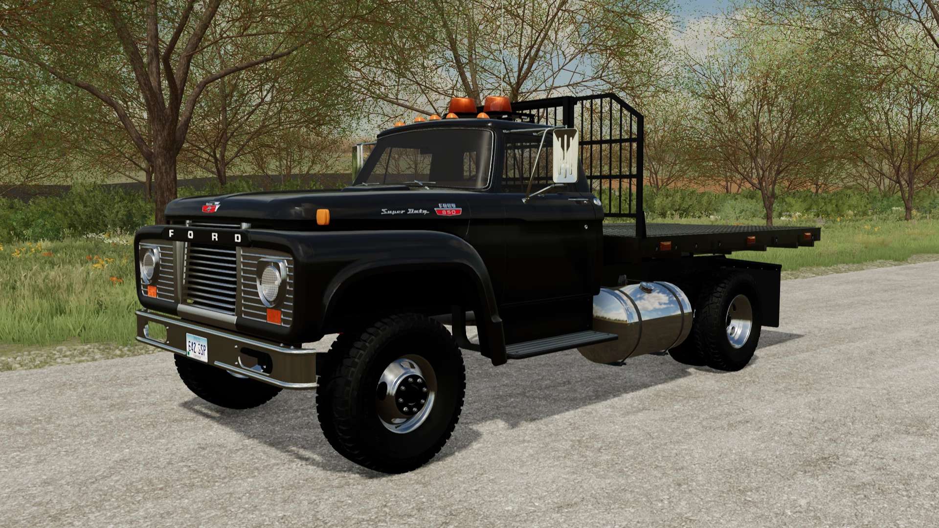 1964 Ford T850 Flatbed Plow v1.1 FS22