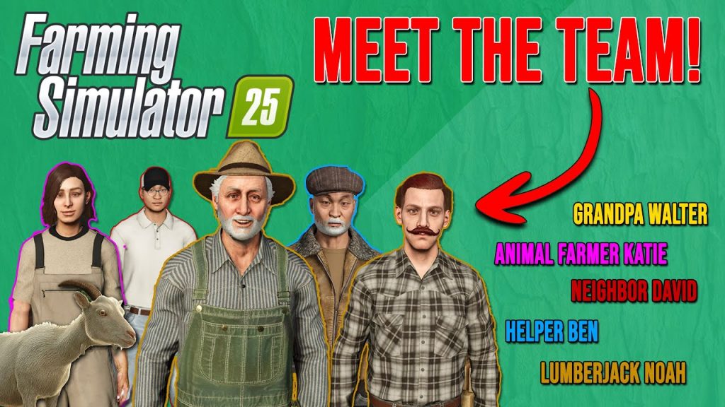 Meet the NPCs Features in Farming Simulator 25